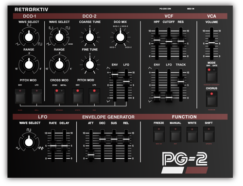PG-2 Programmer for Stock JX-3P and MKS-30